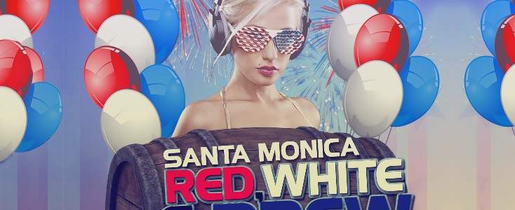 Santa Monica Pre 4th July Red White And Brew PubCrawl